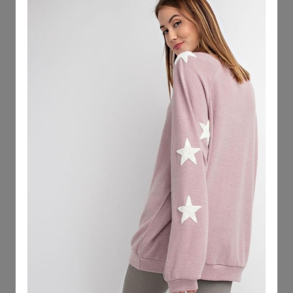 Star Sleeve Sweatshirt - Picture 4 of 4